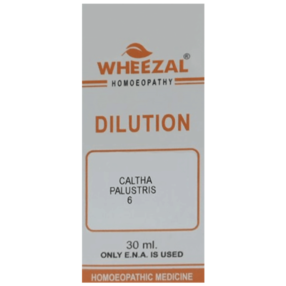 Wheezal Caltha Palustris Dilution 6 bottle of 30 ml Dilution