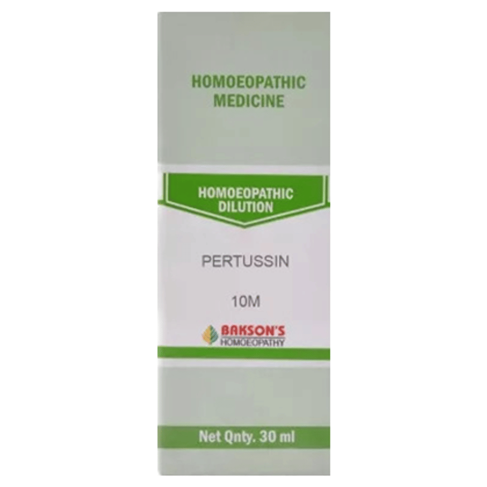 Bakson's Homeopathy Pertussin Dilution 10M bottle of 30 ml Dilution Bakson's Homeopathy Pertussin Dilution 10M bottle of 30 ml Dilution