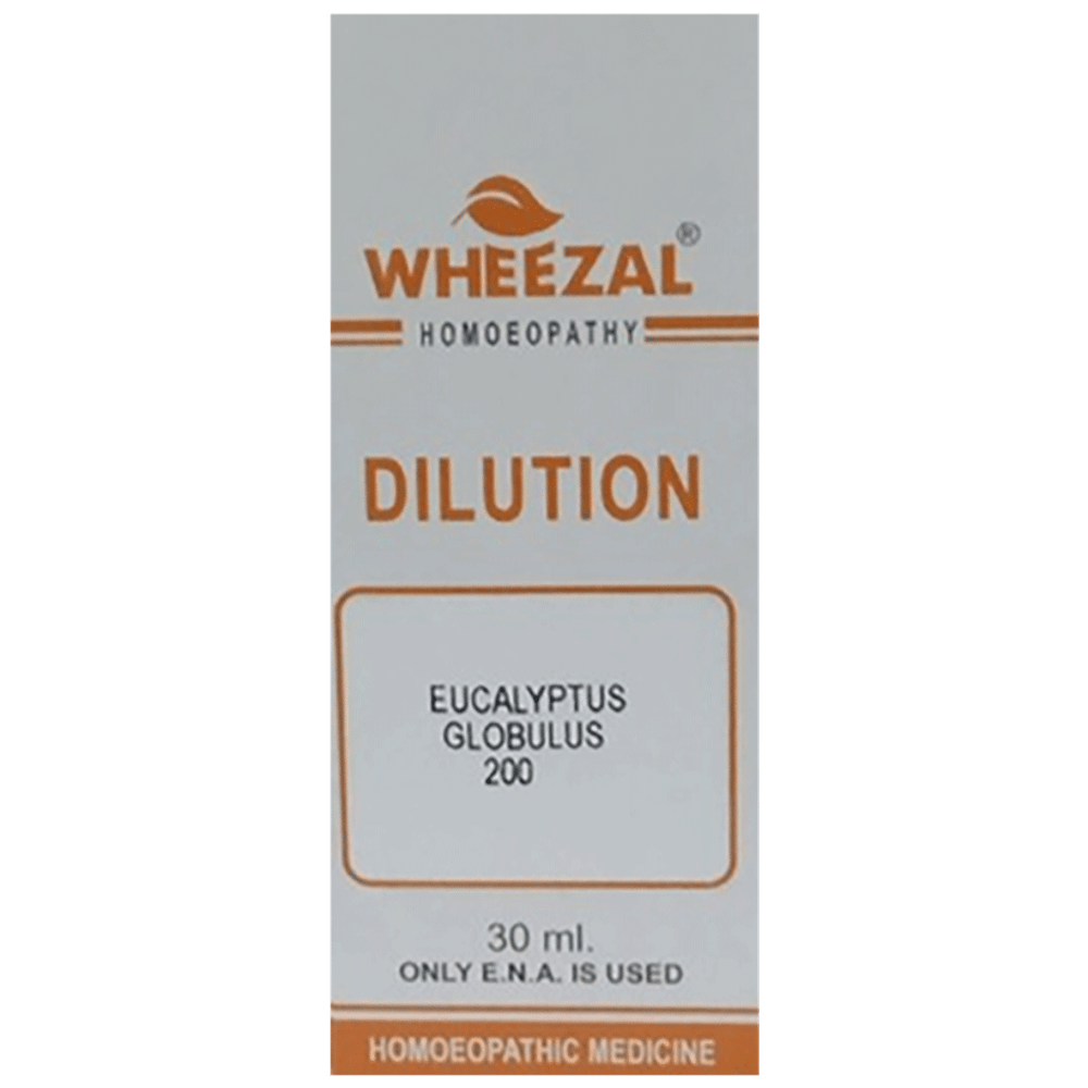 Wheezal Eucalyptus Globulus Dilution 200 bottle of 30 ml Dilution