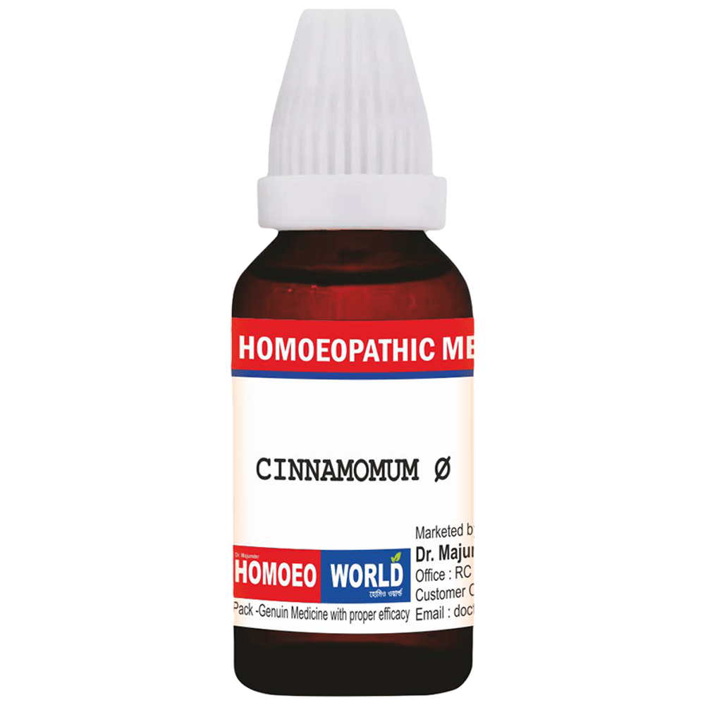 Dr. Majumder Homeo World Cinnamomum Mother Tincture (30ml Each) Q box of 1 Bottle