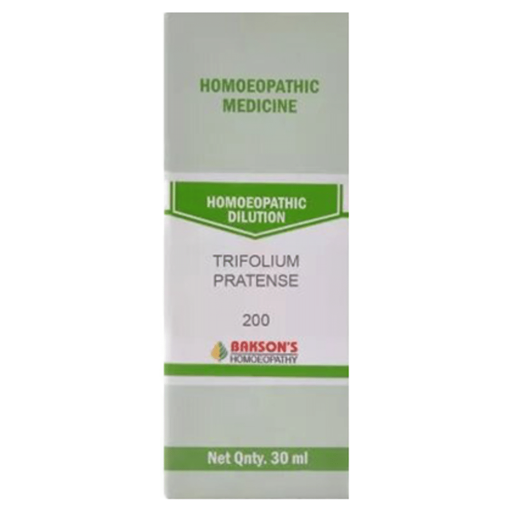 Bakson's Homeopathy Trifolium Pratense Dilution 200 bottle of 30 ml Dilution
