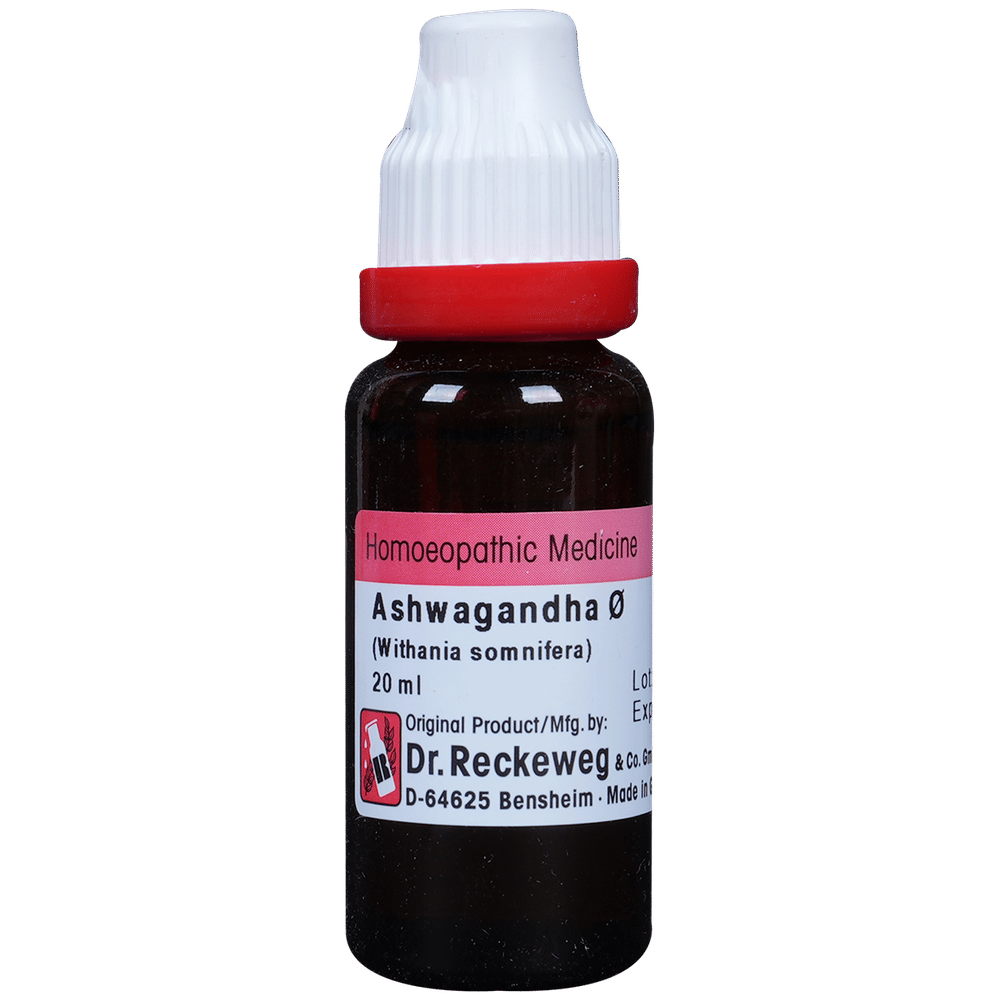 Dr. Reckeweg Ashwagandha Mother Tincture Q bottle of 20 ml Mother Tincture