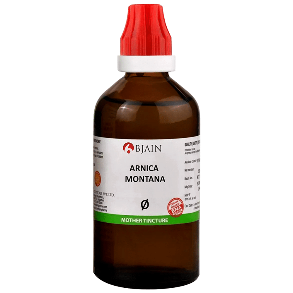 Bjain Arnica Montana Mother Tincture Q bottle of 100 ml Mother Tincture