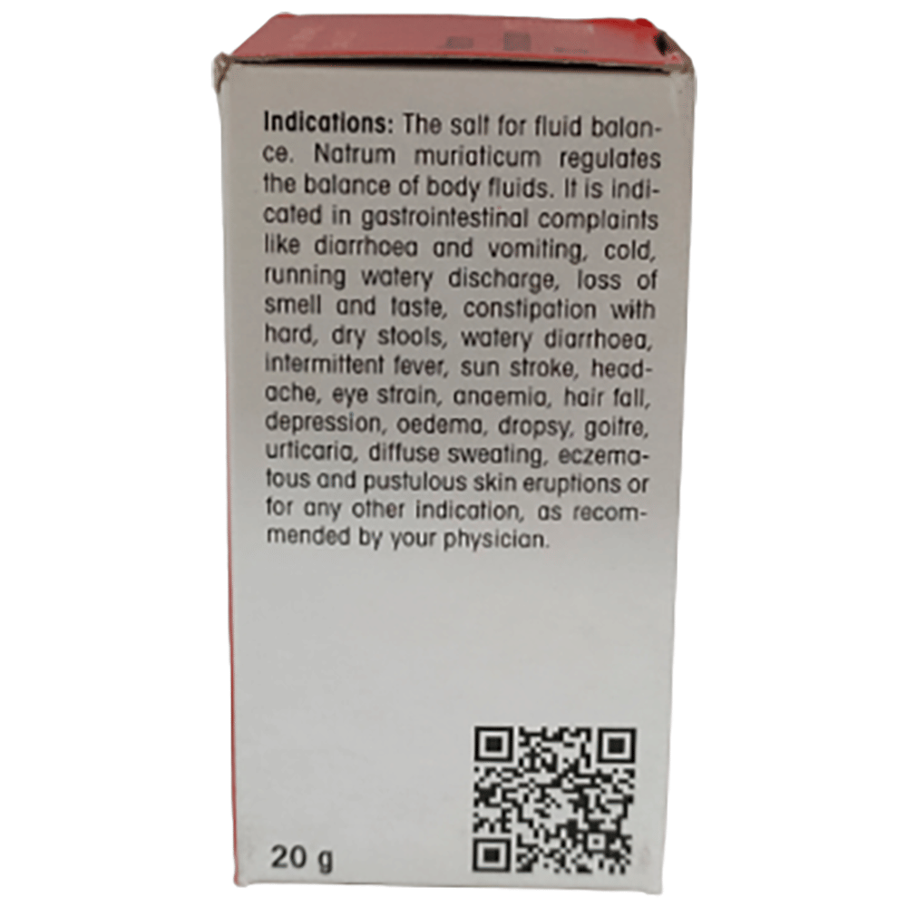 Dr Reckeweg &Co.gmbH Natrum Muriaticum Biochemic Tablet 12X bottle of 20 gm Biochemic Tablet