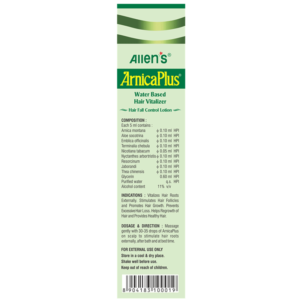 Allen Laboratories Arnica Plus Water Based Hair Vitalizer (100ml Each) combo pack of 2 bottles
