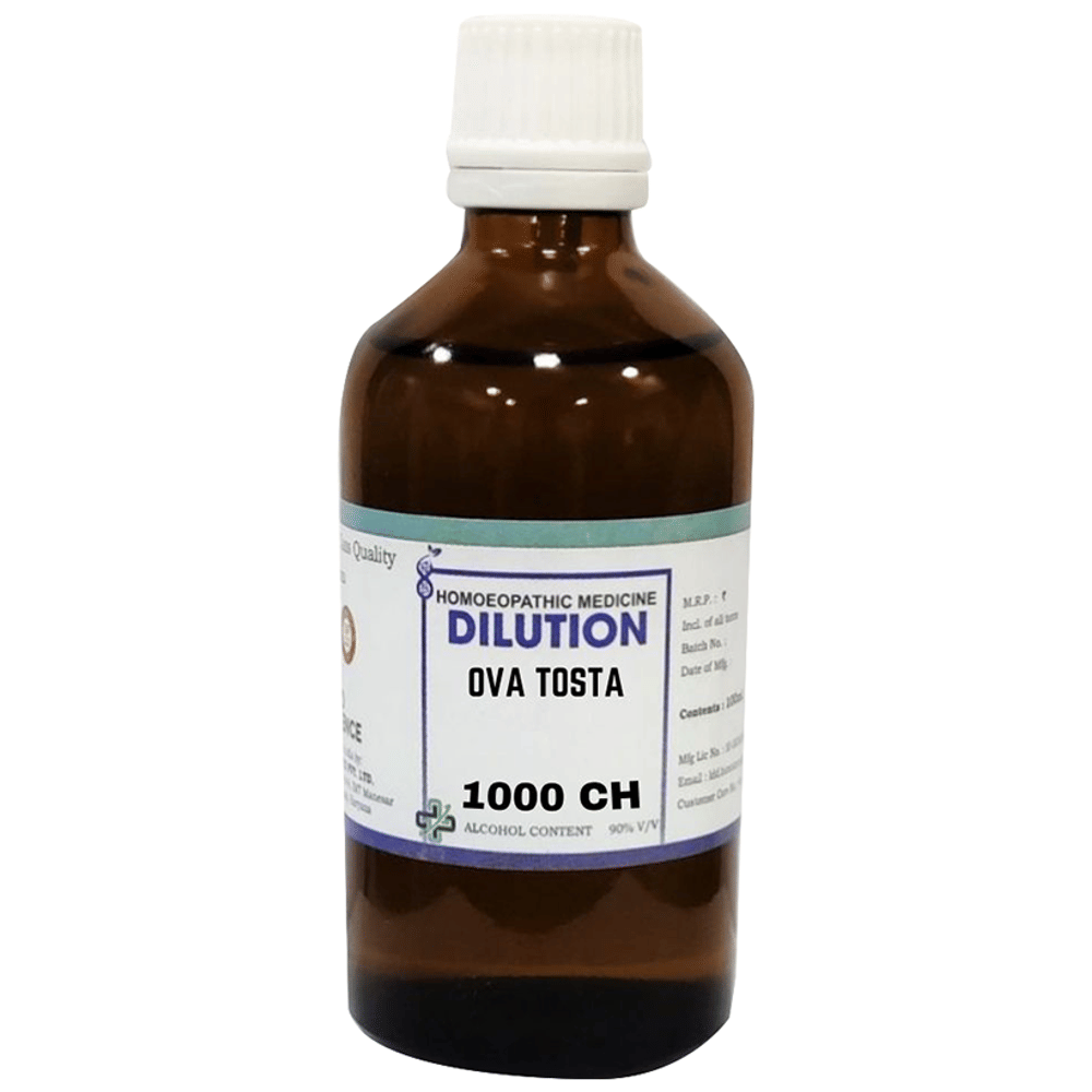 LDD Bioscience Ova Tosta Dilution 1000 CH bottle of 100 ml Dilution
