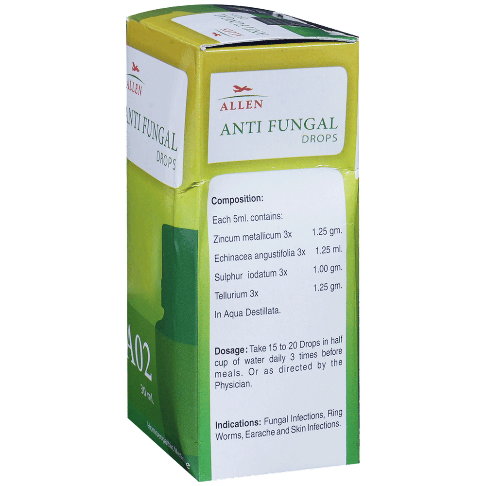 Allen A02 Anti Fungal Drop bottle of 30 ml Drop Allen A02 Anti Fungal Drop bottle of 30 ml Drop