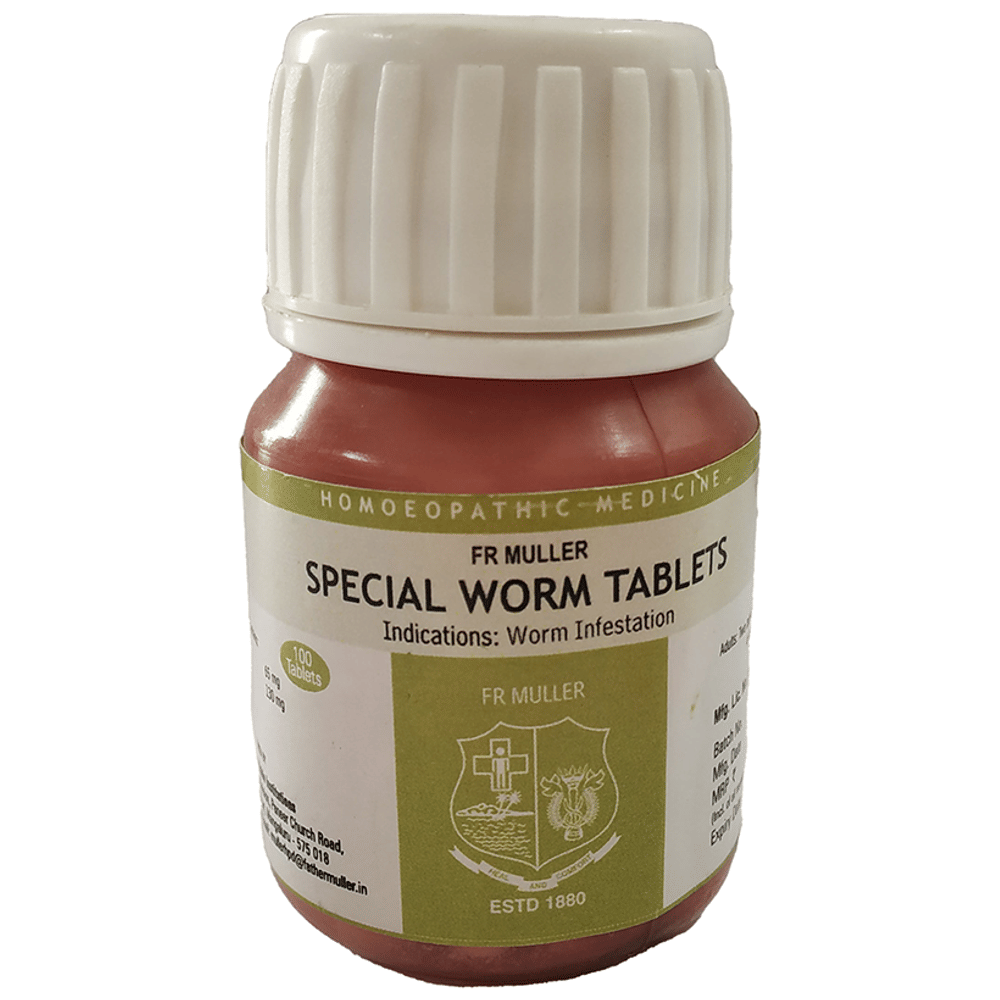 Fr Muller Special Worm Tablet bottle of 100 tablets