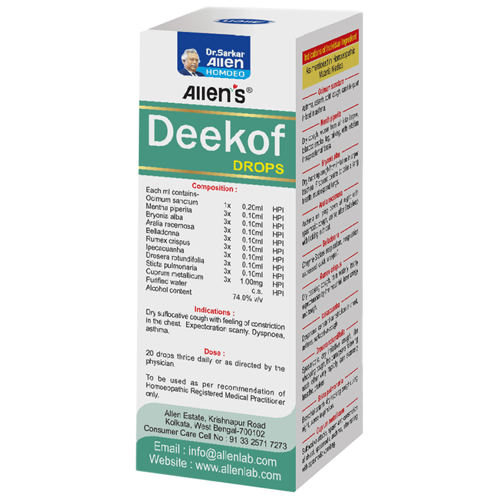 Allen's Deekof Drop (30ml Each) combo pack of 2 bottles Allen's Deekof Drop (30ml Each) combo pack of 2 bottles