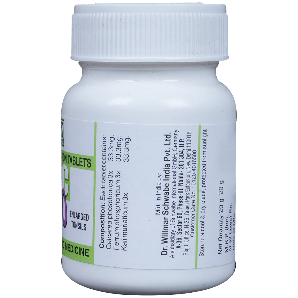 Dr Willmar Schwabe India Bio-Combination 10 (BC 10) Tablet bottle of 20 gm Biocombination Tablet