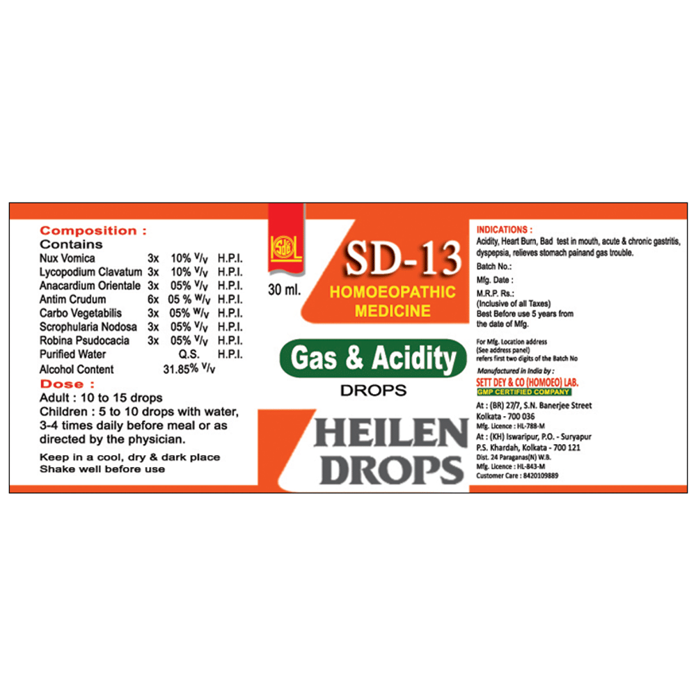 Sett Dey Sd-13  Drop bottle of 30 ml Drop