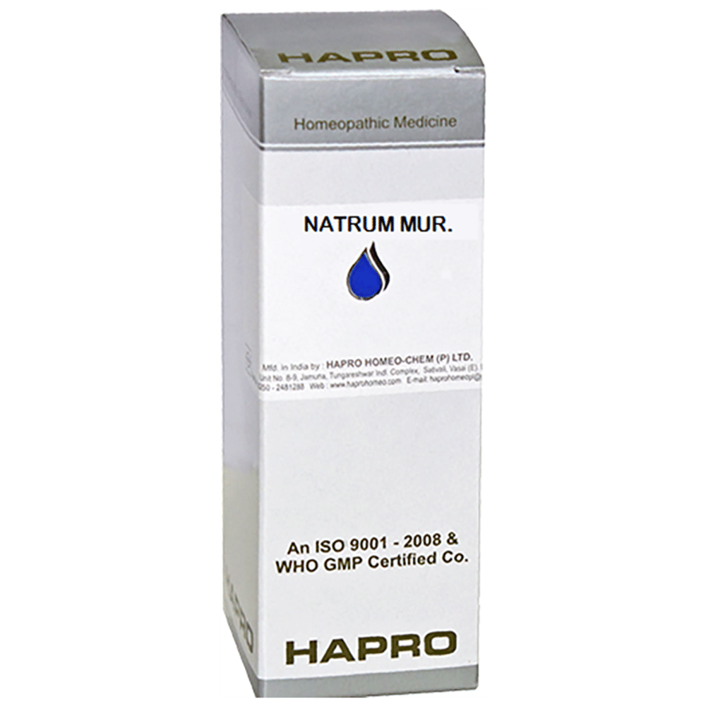 Hapro Natrum Mur Dilution 200 bottle of 100 ml Dilution