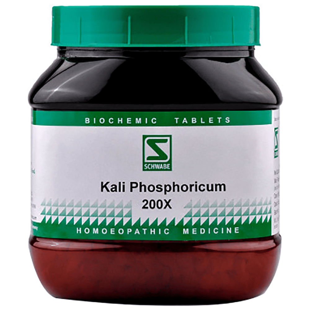 Dr Willmar Schwabe India Kali Phosphoricum Biochemic Tablet 200X bottle of 550 gm Biochemic Tablet
