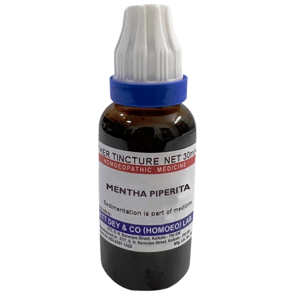 Sett Dey Mentha Piperita Mother Tincture Q bottle of 30 ml Mother Tincture