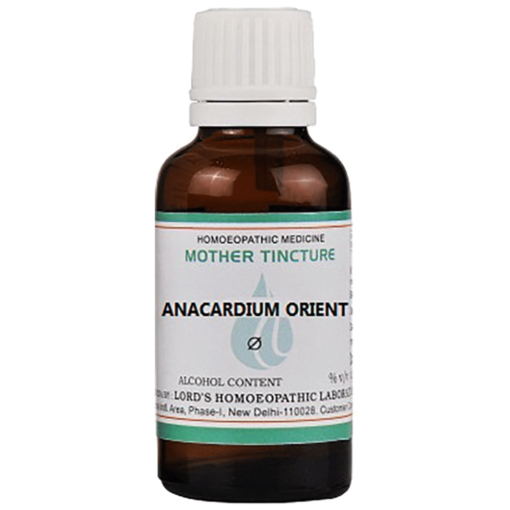 Lord's Anacardium Orient Mother Tincture Q bottle of 30 ml Mother Tincture Lord's Anacardium Orient Mother Tincture Q bottle of 30 ml Mother Tincture