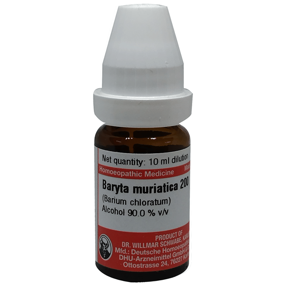 Dr Willmar Schwabe Germany Baryta Muriatica Dilution 200 bottle of 10 ml Dilution