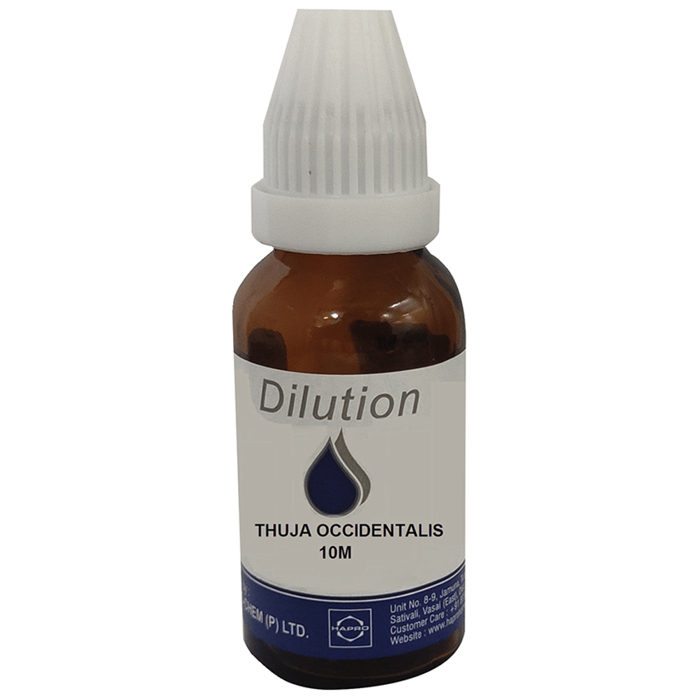 Hapro Thuja Occidentalis Dilution 10M bottle of 30 ml Dilution Hapro Thuja Occidentalis Dilution 10M bottle of 30 ml Dilution