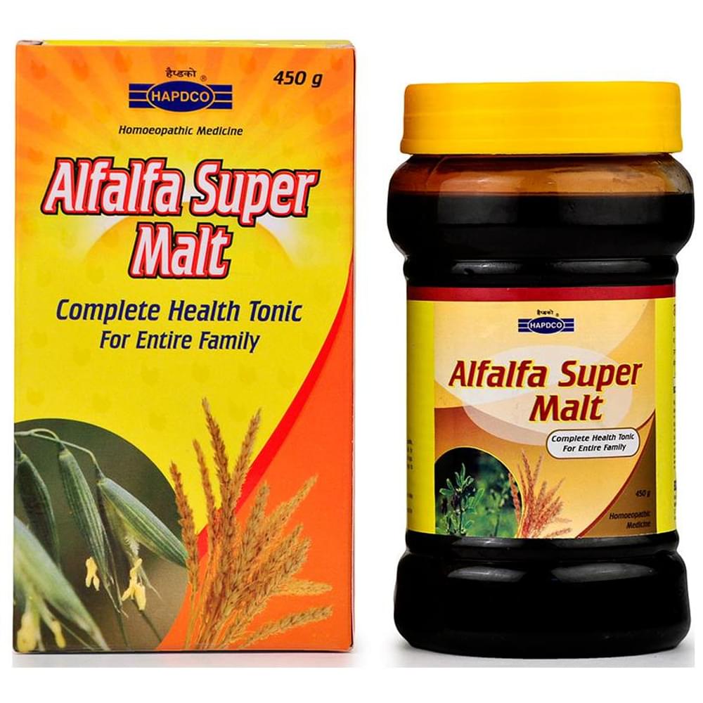 Hapdco Alfalfa Super Malt jar of 450 gm Paste