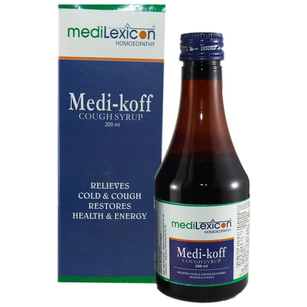 Medilexicon Medi-koff Cough Syrup bottle of 200 ml Syrup Medilexicon Medi-koff Cough Syrup bottle of 200 ml Syrup