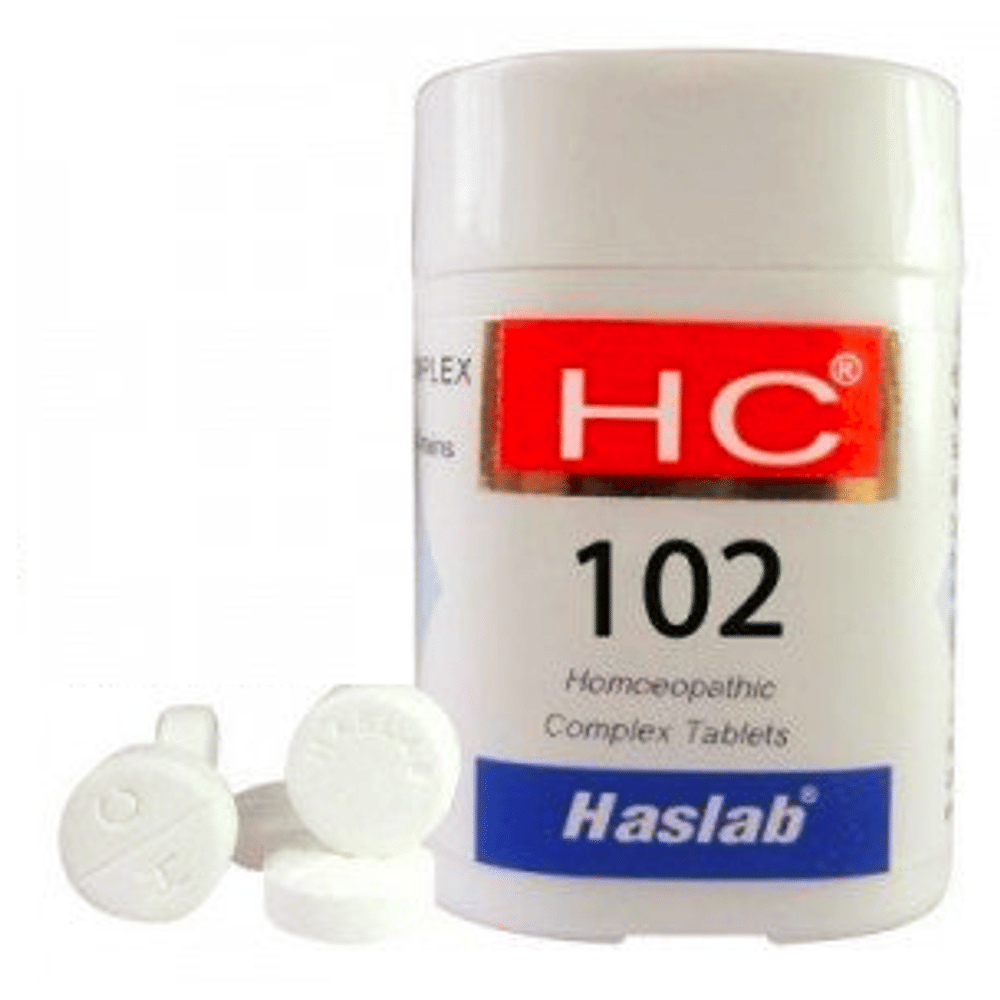 Haslab HC 102 Brucinum Complex Tablet bottle of 20 gm Tablet Haslab HC 102 Brucinum Complex Tablet bottle of 20 gm Tablet