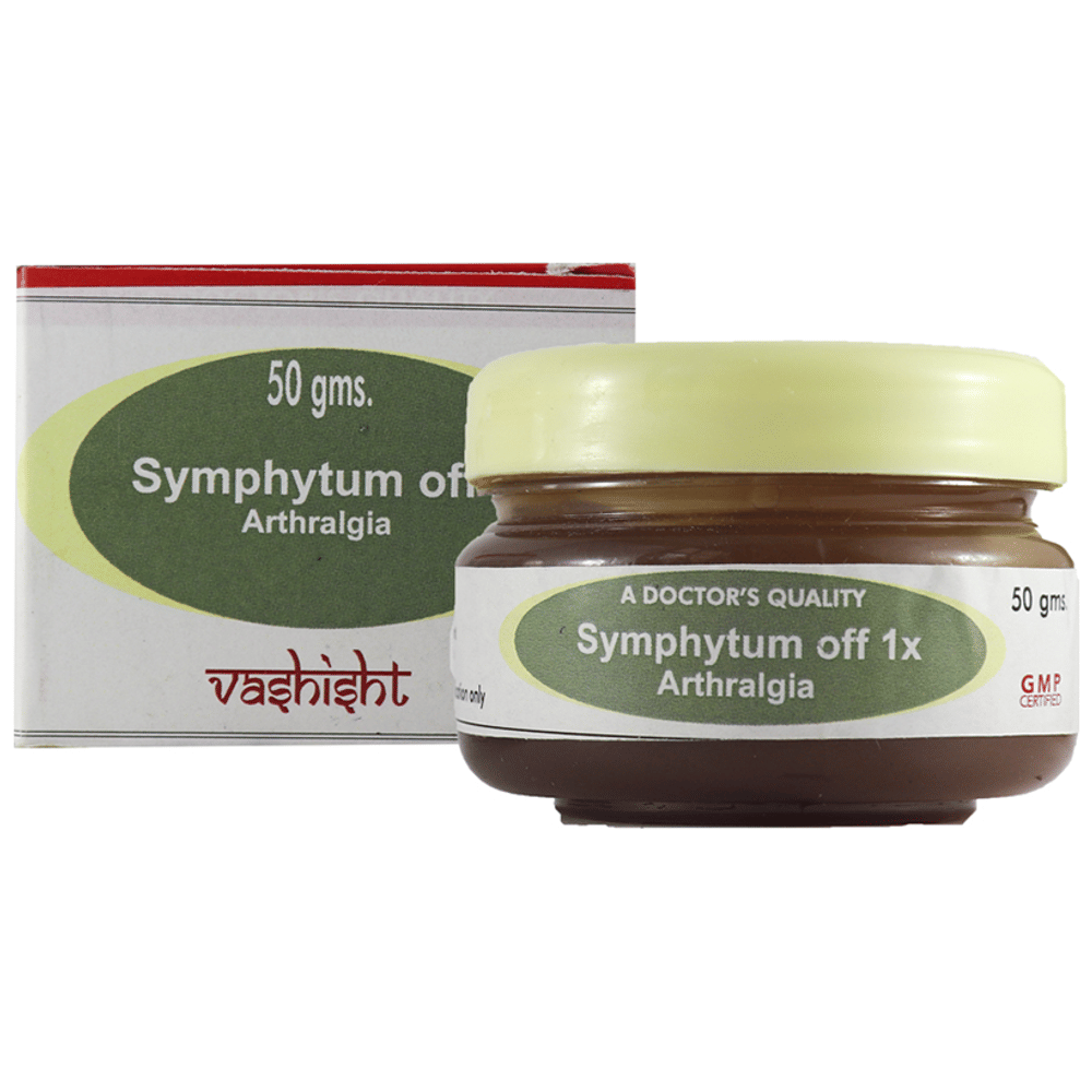 Vashisht Symphytum Off 1X Gel jar of 50 gm Gel