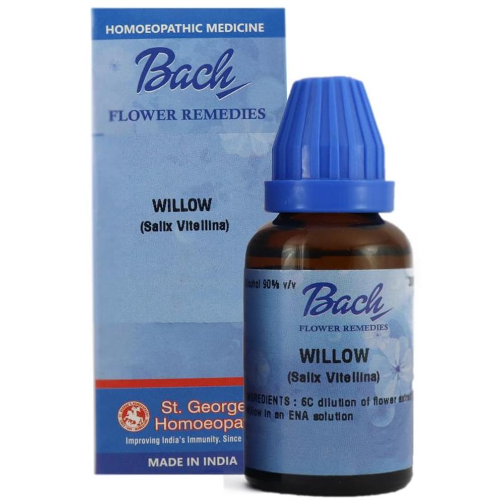St. George‚Äôs Bach Flower Willow 6 CH bottle of 100 ml Dilution