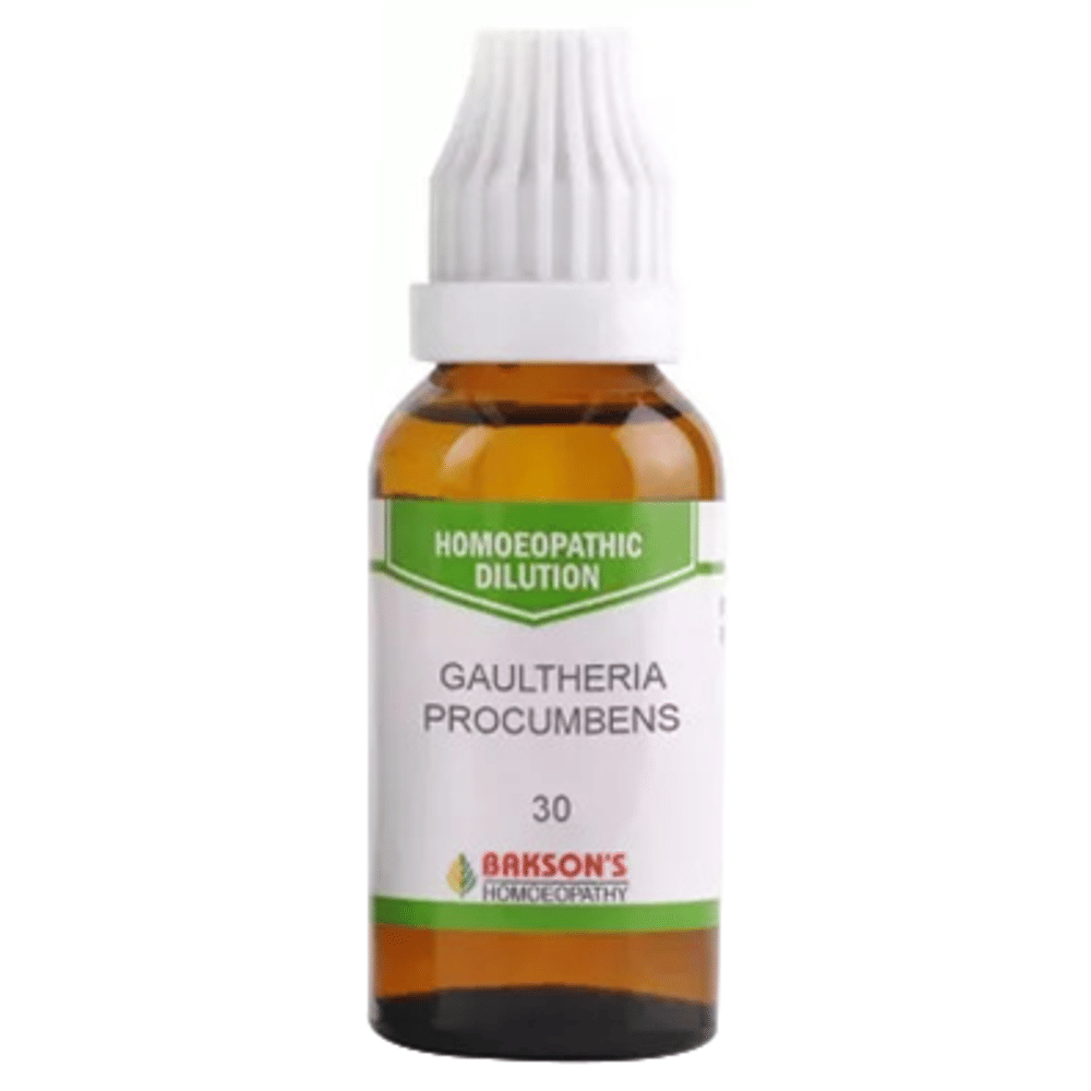 Bakson's Homeopathy Gaultheria Procumbens Dilution 30 bottle of 30 ml Dilution