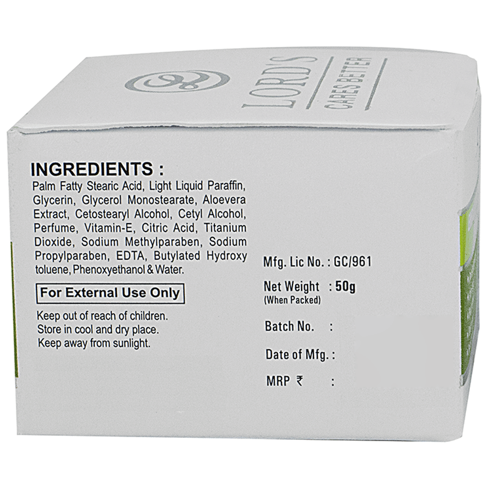 Lord's Alovee Face Cream jar of 50 gm Cream Lord's Alovee Face Cream jar of 50 gm Cream