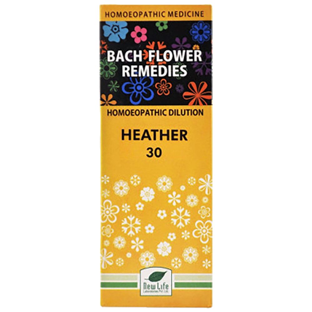 New Life Bach Flower Heather 30 bottle of 100 ml Dilution