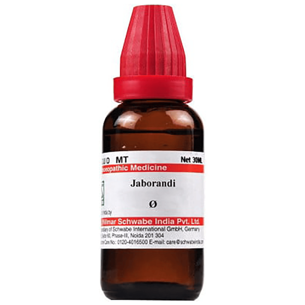 Dr Willmar Schwabe India Jaborandi Mother Tincture Q bottle of 30 ml Mother Tincture Dr Willmar Schwabe India Jaborandi Mother Tincture Q bottle of 30 ml Mother Tincture