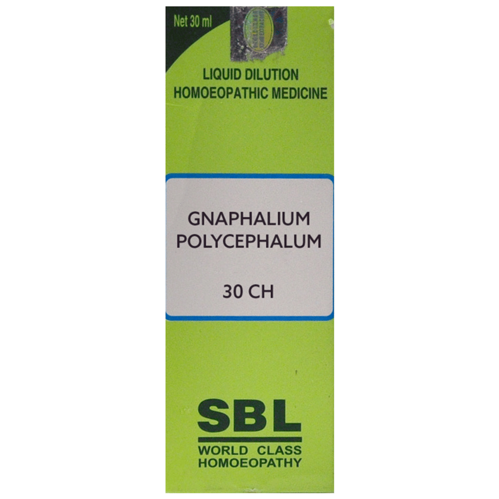 SBL Gnaphalium Polycephalum Dilution 30 CH bottle of 30 ml Dilution