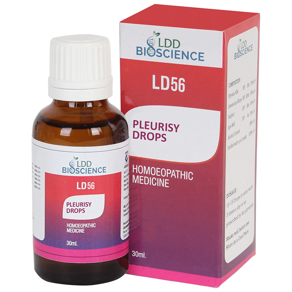 LDD Bioscience LD 56 Pleurisy Drop bottle of 30 ml Drop