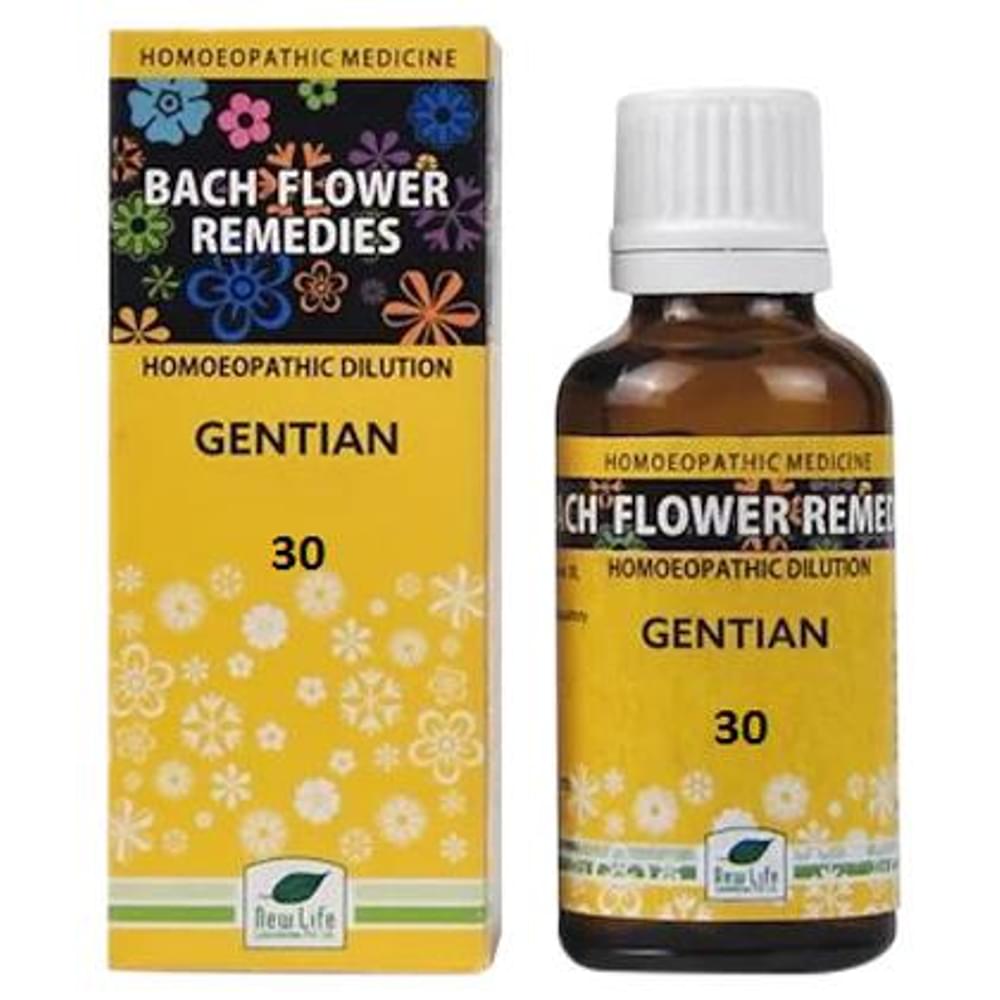 New Life Bach Flower Gentian 30 bottle of 30 ml Dilution New Life Bach Flower Gentian 30 bottle of 30 ml Dilution