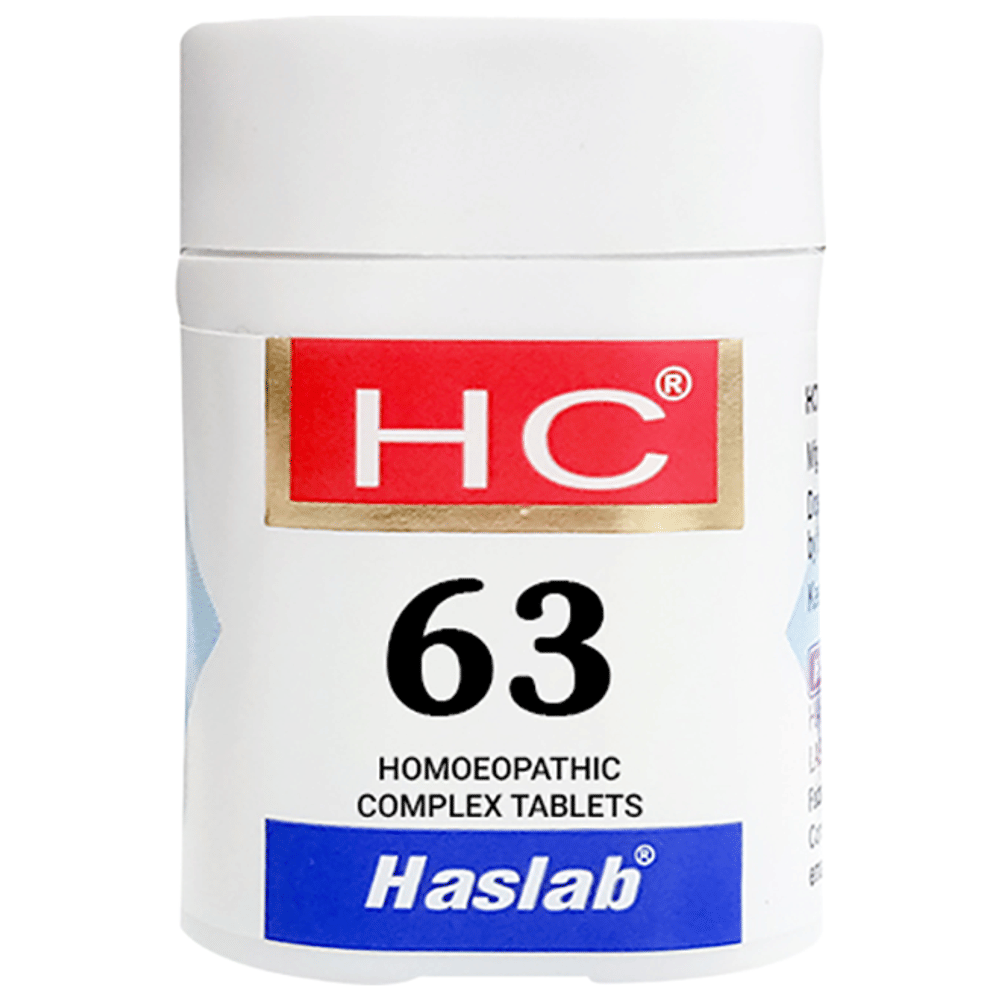 Haslab HC 63 Febro Complex Tablet bottle of 550 gm Tablet