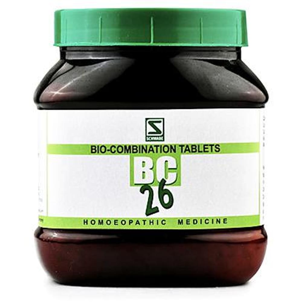 Dr Willmar Schwabe India Bio-Combination 26 (BC 26) Tablet bottle of 550 gm Biocombination Tablet