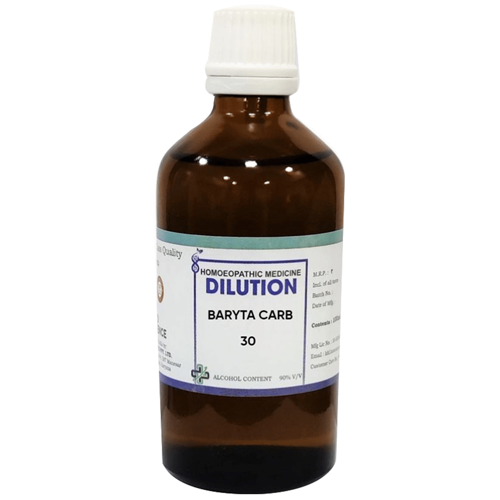 LDD Bioscience Baryta Carb Dilution 30 bottle of 30 ml Dilution