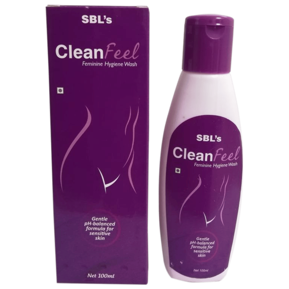SBL Cleanfeel Female Hygiene Wash bottle of 100 ml Vaginal Wash