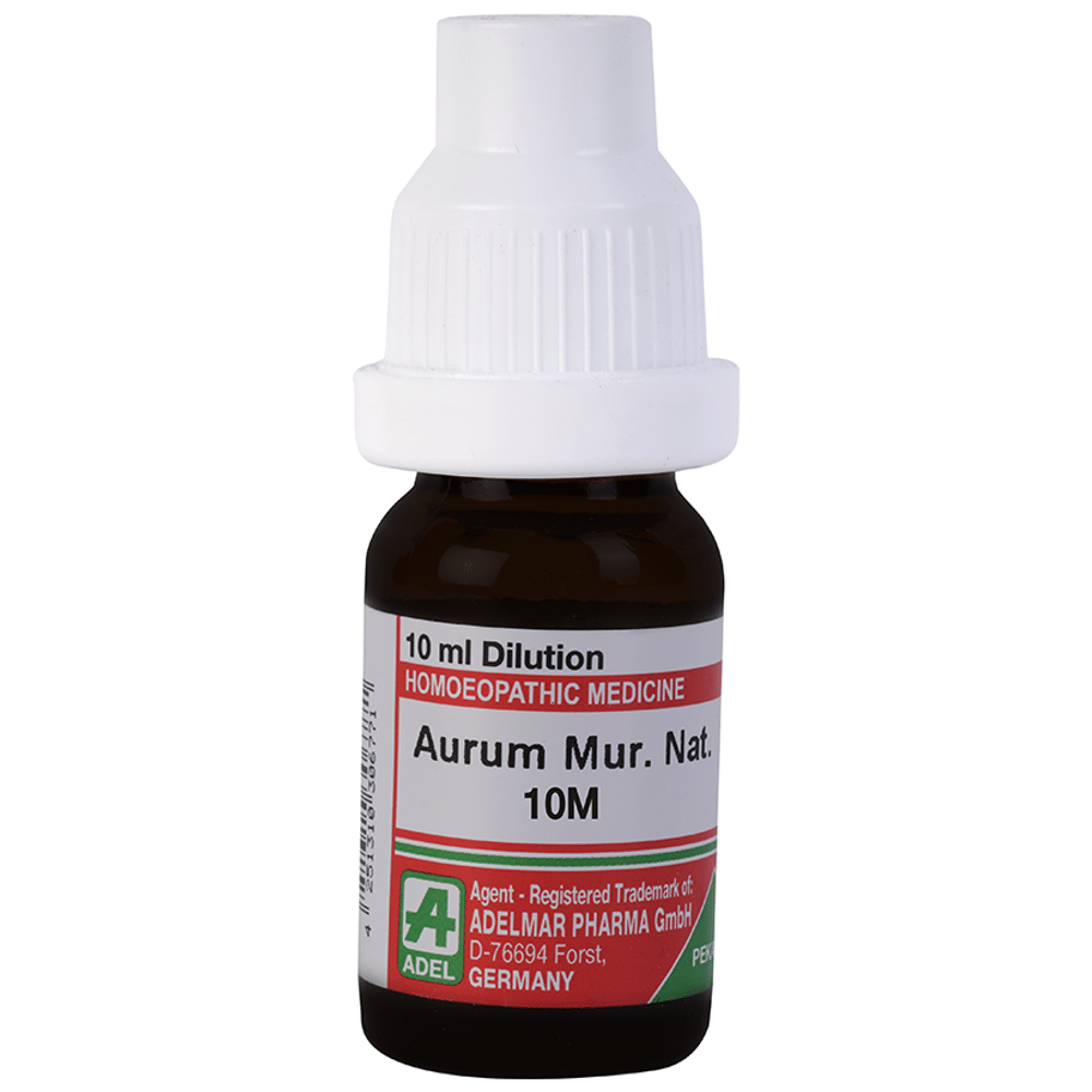 ADEL Aurum Mur. Nat. Dilution 10M bottle of 10 ml Dilution