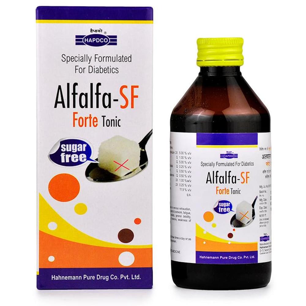 Hapdco Alfalfa-SF Forte Tonic bottle of 120 ml Tonic