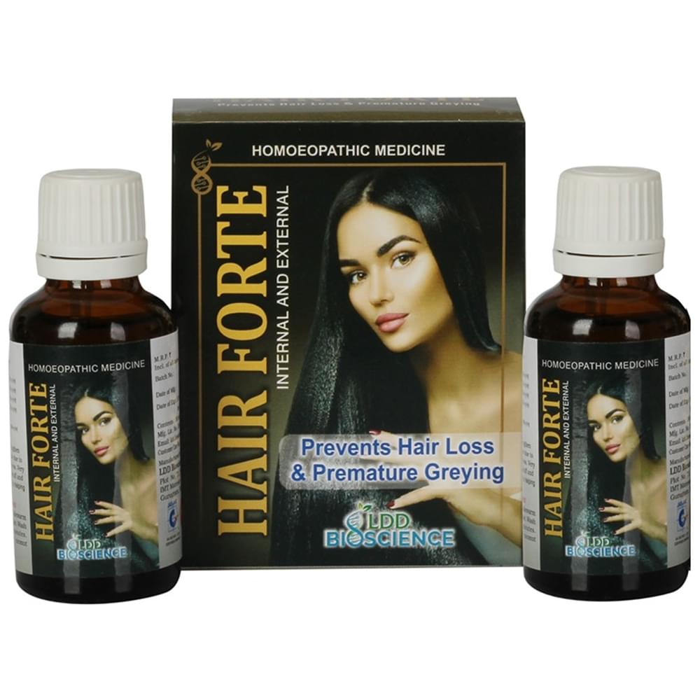 LDD Bioscience Hair Forte Twin Pack (30ml Each) box of 2 bottles