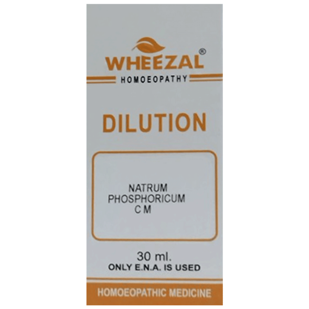 Wheezal Natrum Phosphoricum Dilution CM bottle of 30 ml Dilution Wheezal Natrum Phosphoricum Dilution CM bottle of 30 ml Dilution