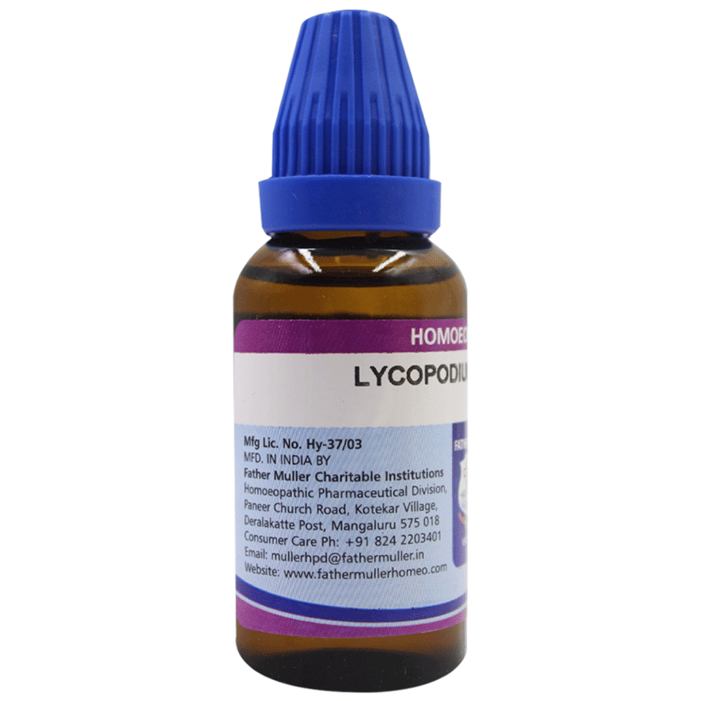 Father Muller Lycopodium Clavatum 200C bottle of 30 ml Drop