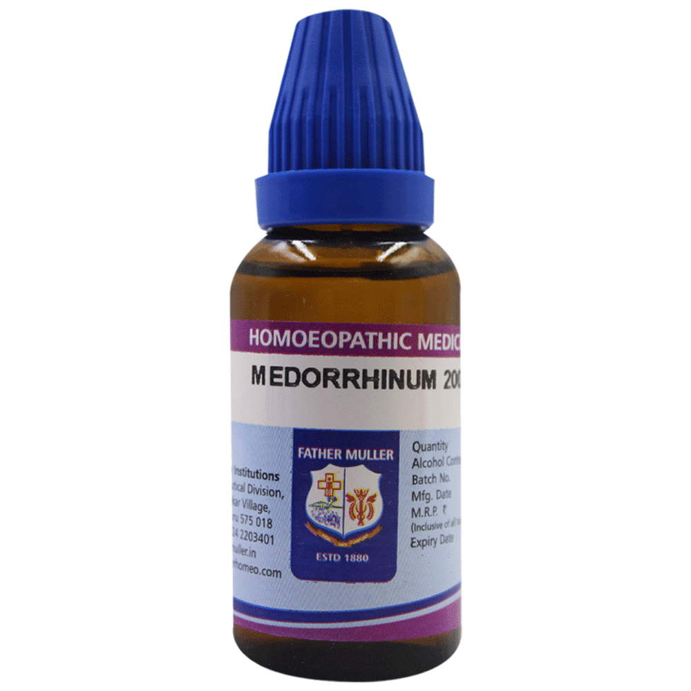 Father Muller Medorrhinum Drop 200C bottle of 30 ml Oral Drops