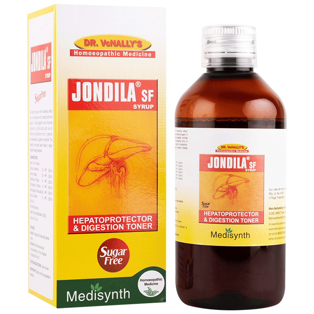 Medisynth Jondila Sugar Free Syrup bottle of 200 ml Syrup