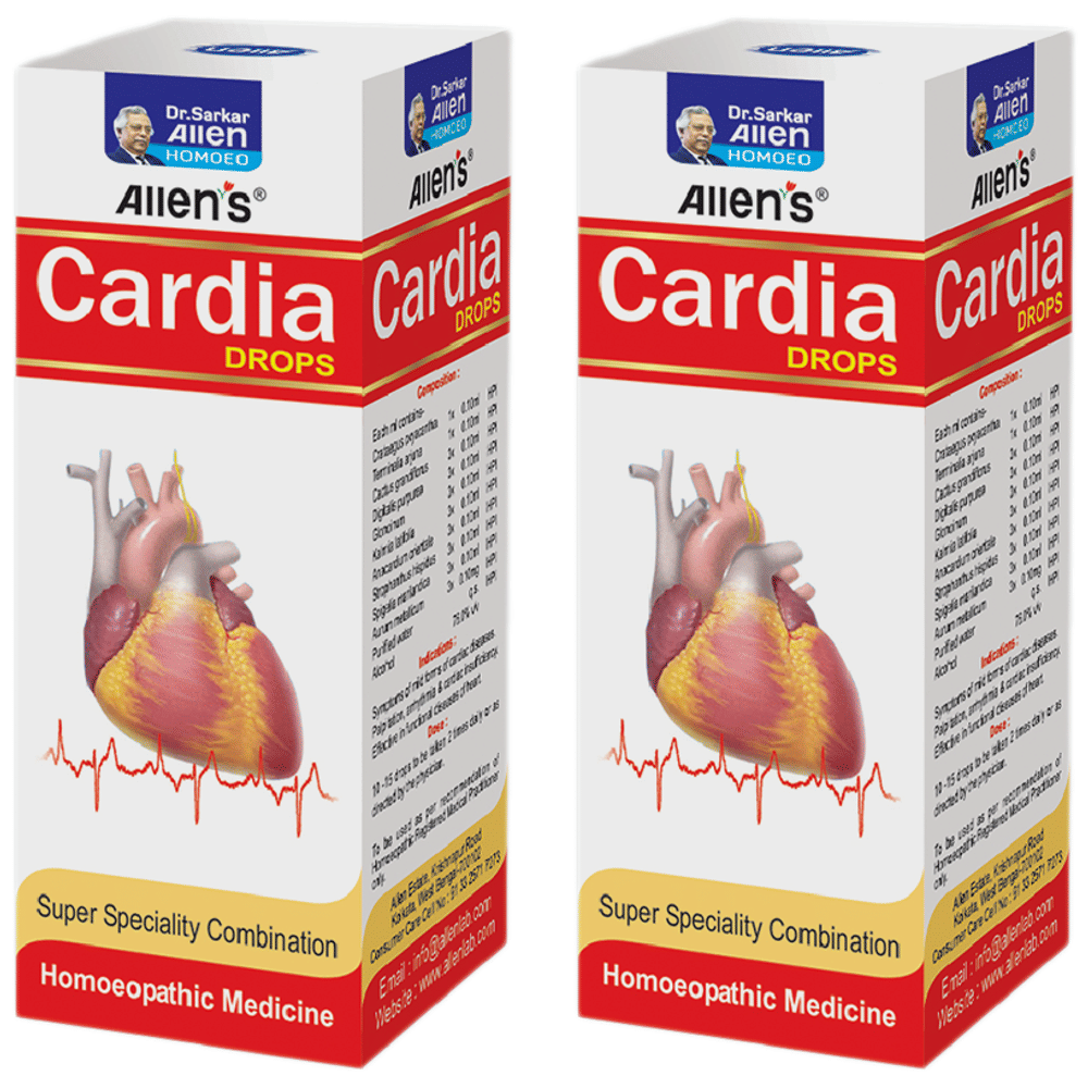 Allen's Cardia Drops (30ml Each) combo pack of 2 bottles
