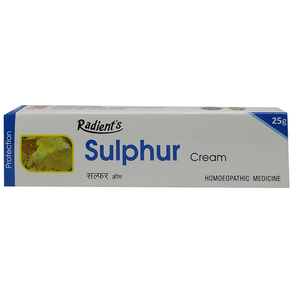 Radient Suphur Cream tube of 25 gm Cream