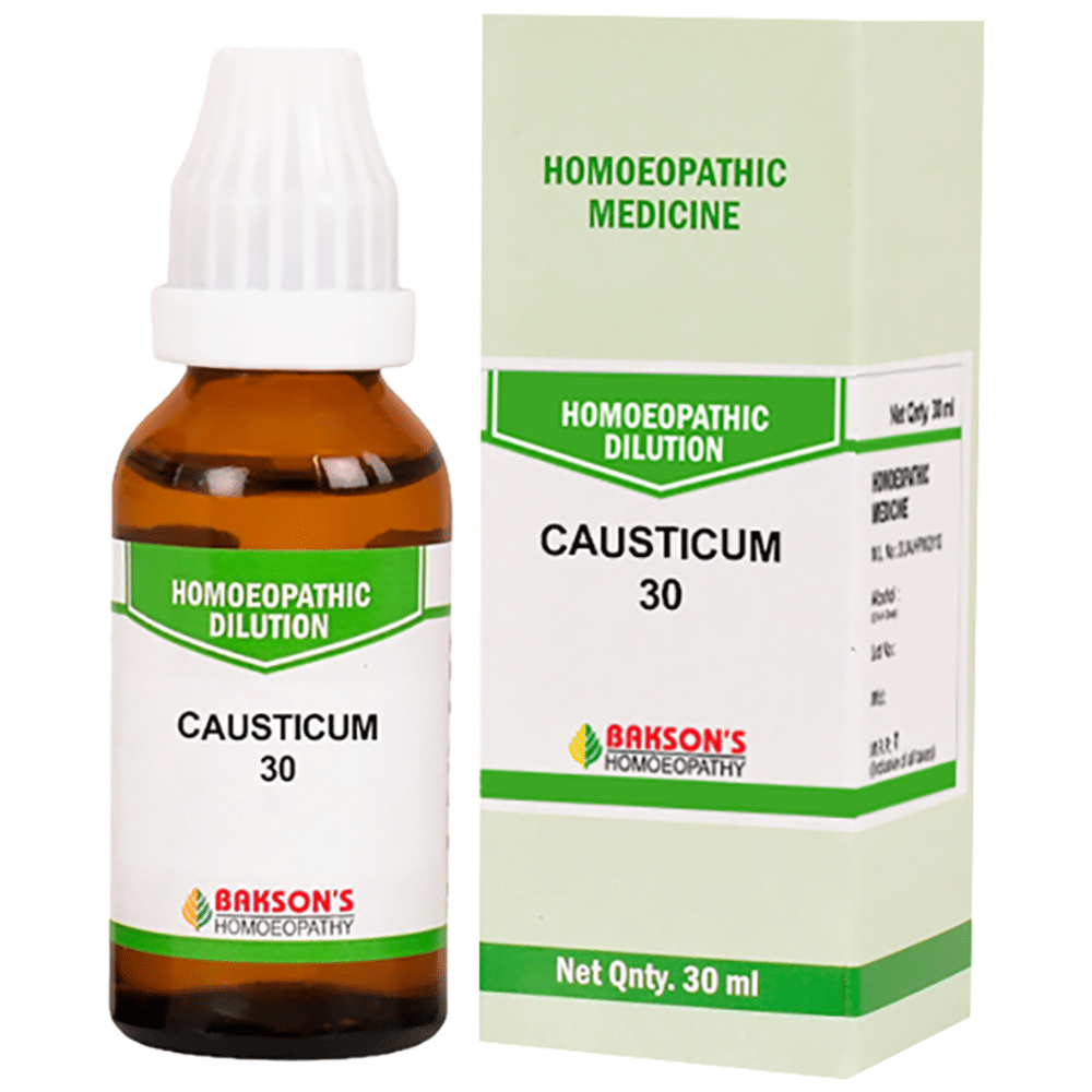 Bakson's Homeopathy Causticum Dilution 30 bottle of 30 ml Dilution