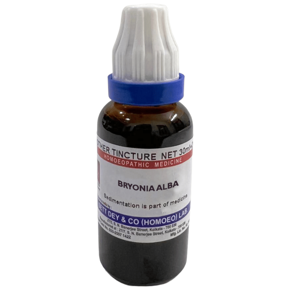 Sett Dey Bryonia Alba Mother Tincture Q bottle of 30 ml Mother Tincture Sett Dey Bryonia Alba Mother Tincture Q bottle of 30 ml Mother Tincture