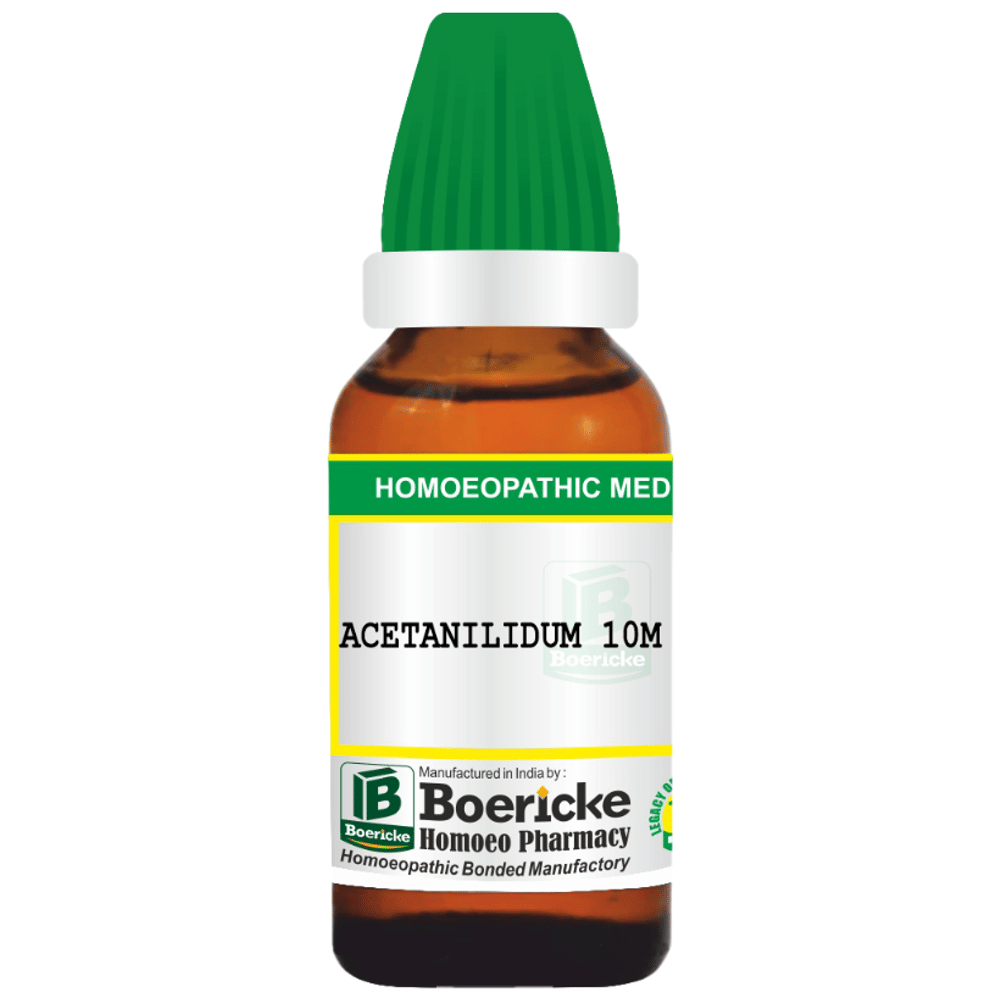 Boericke Acetanilidum Dilution (30ml Each) 10M combo pack of 2 bottles