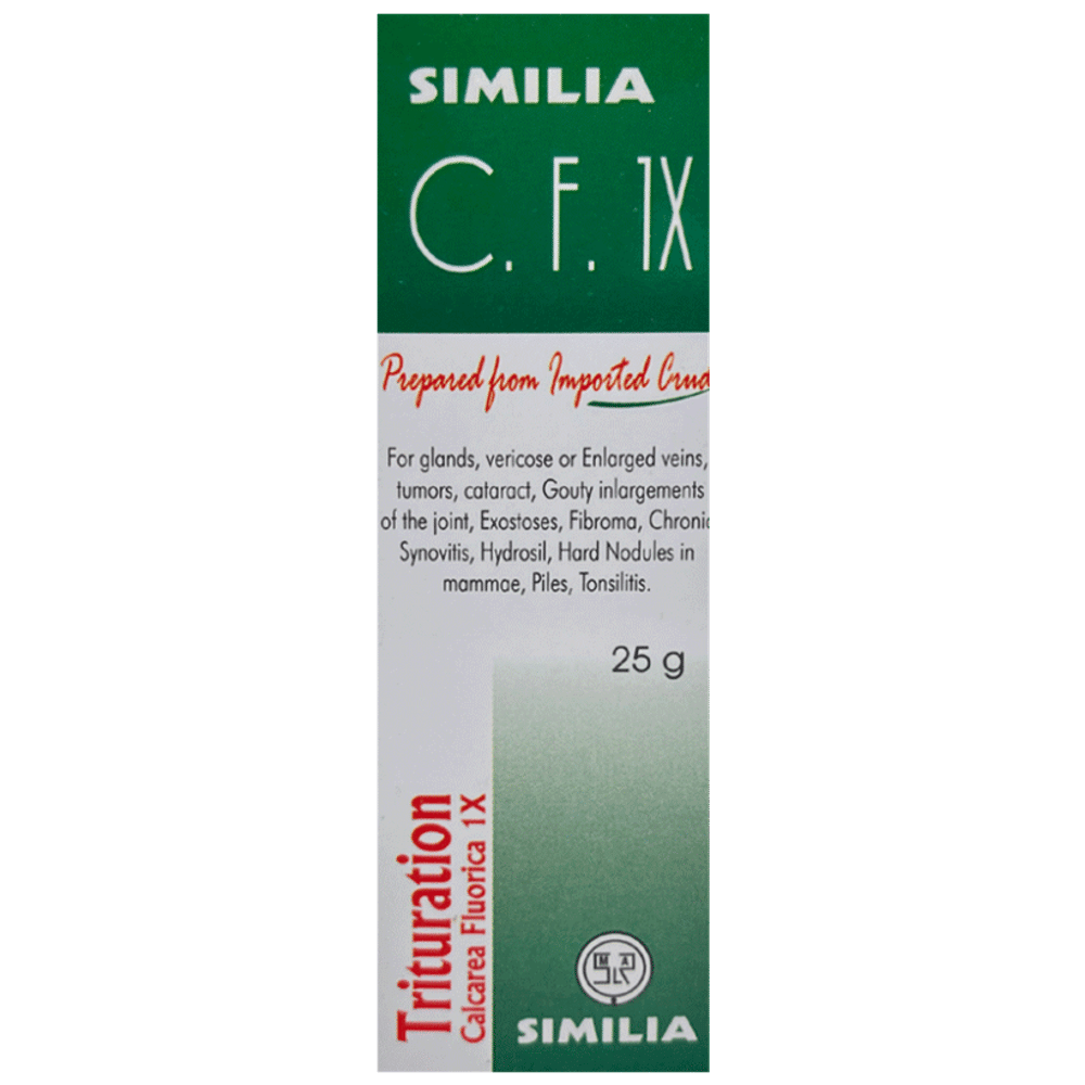 Similia Rlpl Calcarea Fluorica 1X bottle of 25 gm Powder